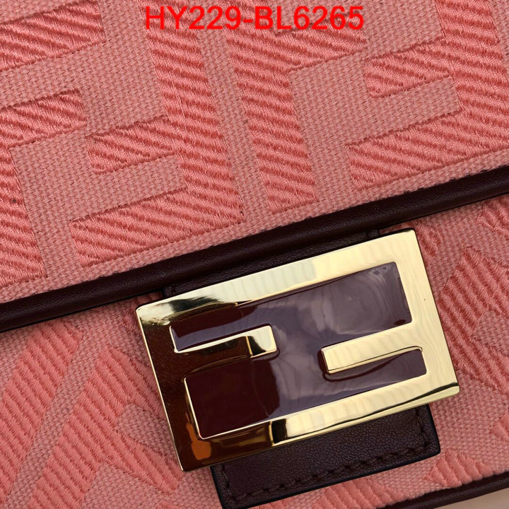 Fendi Bags(TOP)-Baguette,replica 2023 perfect luxury ,ID: BL6265,$: 229USD