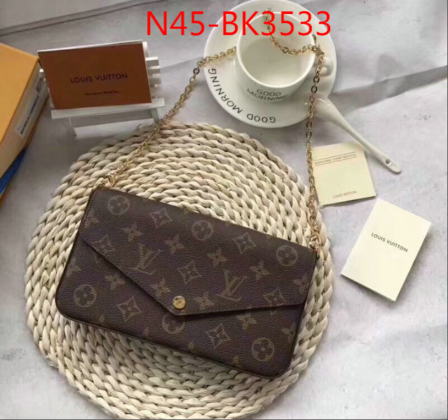 LV Bags(4A)-New Wave Multi-Pochette-,the best quality replica ,ID: BK3533,$: 45USD