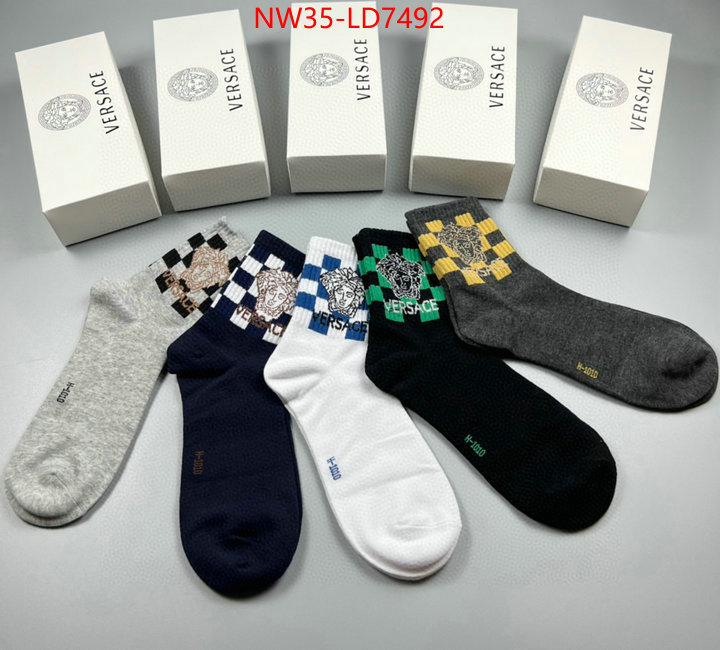 Sock-Versace,fashion designer , ID: LD7492,$: 35USD