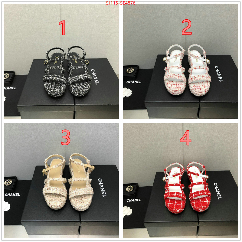 Women Shoes-Chanel,high quality , ID: SE4876,$: 115USD