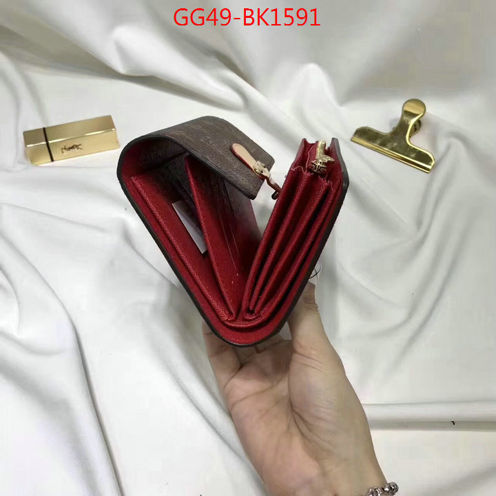 LV Bags(4A)-Wallet,ID: BK1591,$:49USD