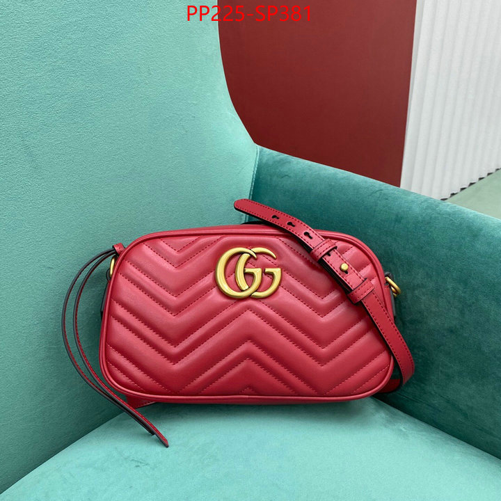 Gucci Bags(TOP)-Marmont,ID: BP381,$: 225USD