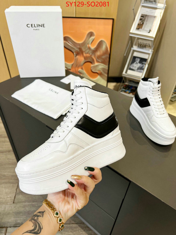 Women Shoes-CELINE,aaaaa replica designer , ID: SO2081,$: 129USD