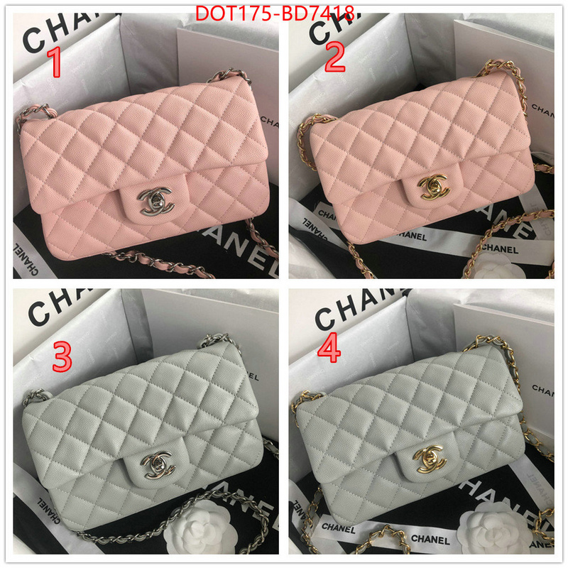 Chanel Bags(TOP)-Diagonal-,ID: BD7418,$: 175USD