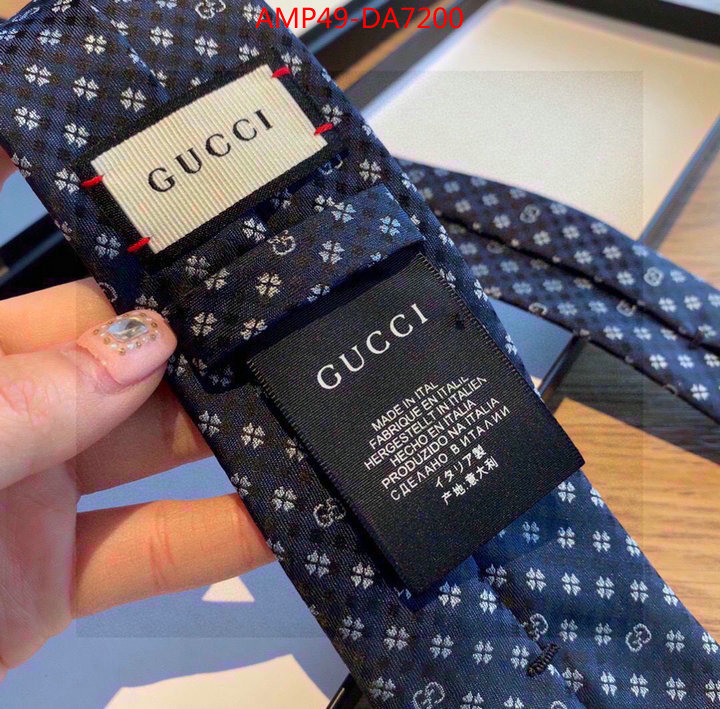 Ties-Gucci,best fake , ID: DA7200,$: 49USD