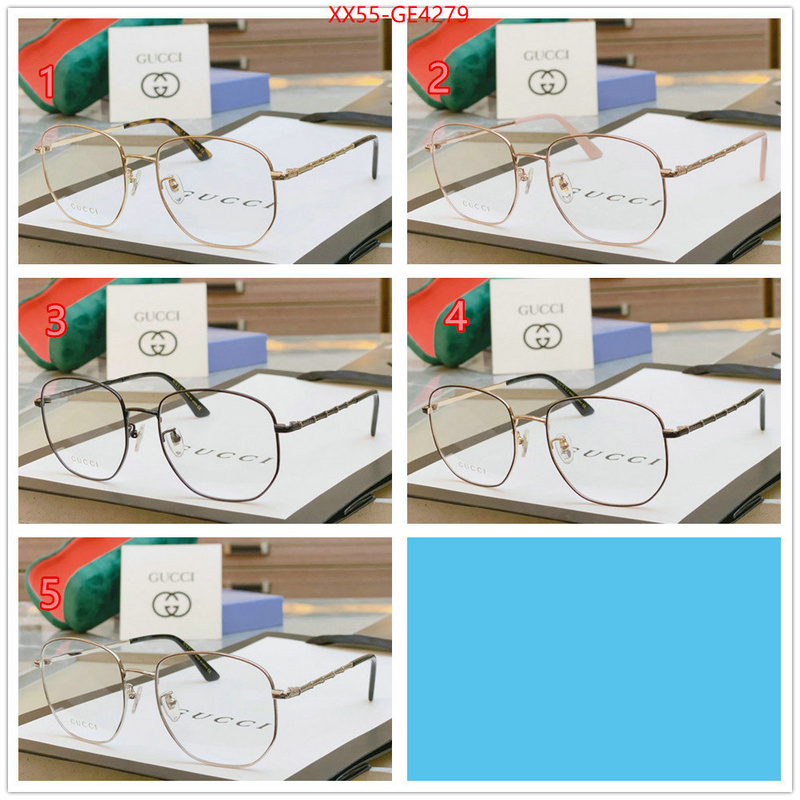 Glasses-Gucci,high quality happy copy , ID: GE4279,$: 55USD