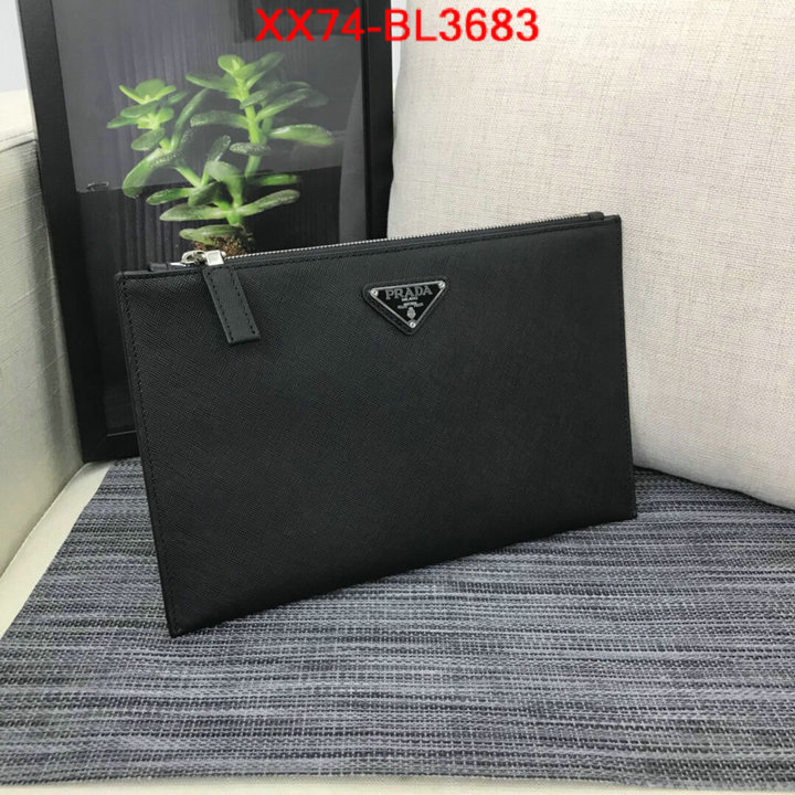 Prada Bags(TOP)-Clutch-,ID: BL3683,$: 74USD