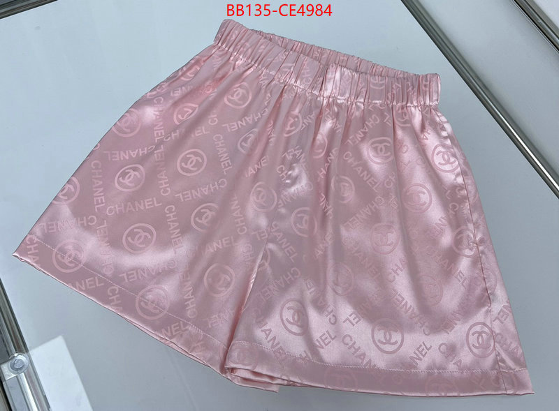 Clothing-Chanel,counter quality , ID: CE4984,$: 135USD