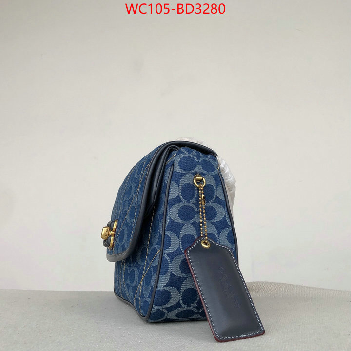 Coach Bags(4A)-Diagonal,found replica ,ID: BD3280,$: 105USD