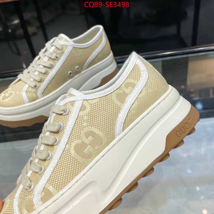 Women Shoes-Gucci,fake aaaaa , ID: SE3498,$: 89USD