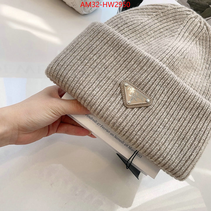 Cap (Hat)-Prada,top 1:1 replica , ID: HW2950,$: 32USD
