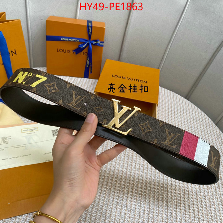 Belts-LV,outlet 1:1 replica , ID: PE1863,$: 49USD