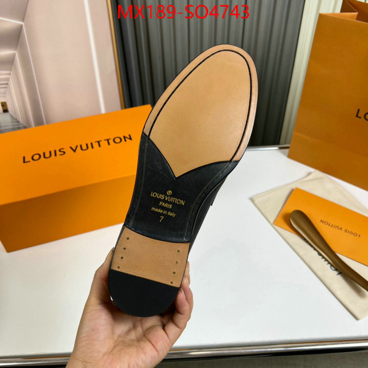 Men Shoes-LV,the top ultimate knockoff , ID: SO4743,$: 189USD