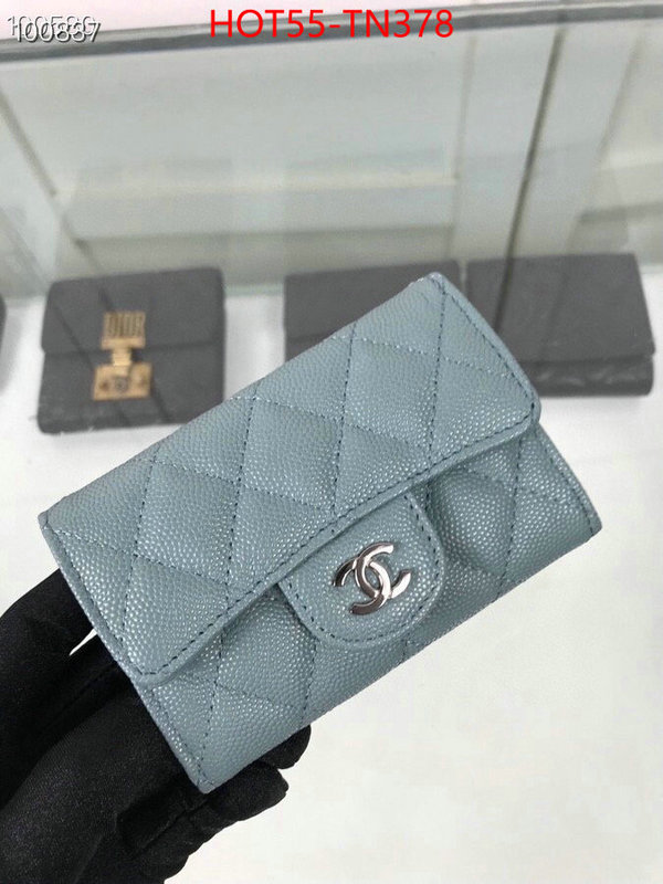 Chanel Bags(TOP)-Wallet-,ID: TN378,$: 55USD