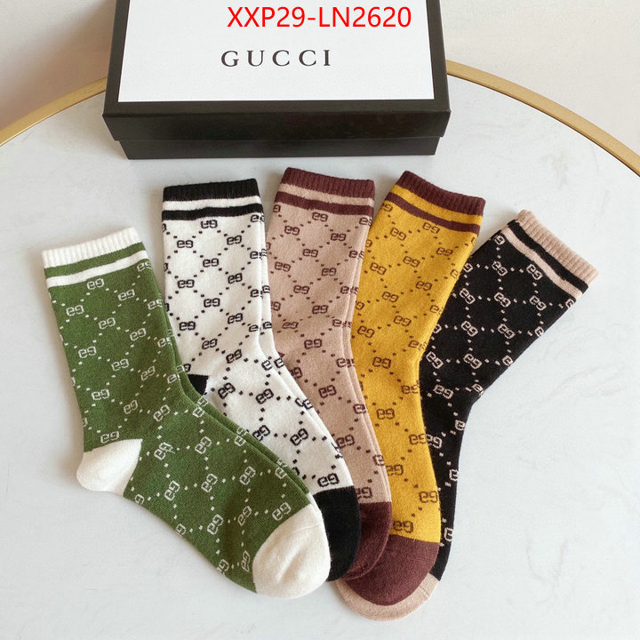 Sock-Gucci,from china 2023 , ID: LN2620,$: 29USD