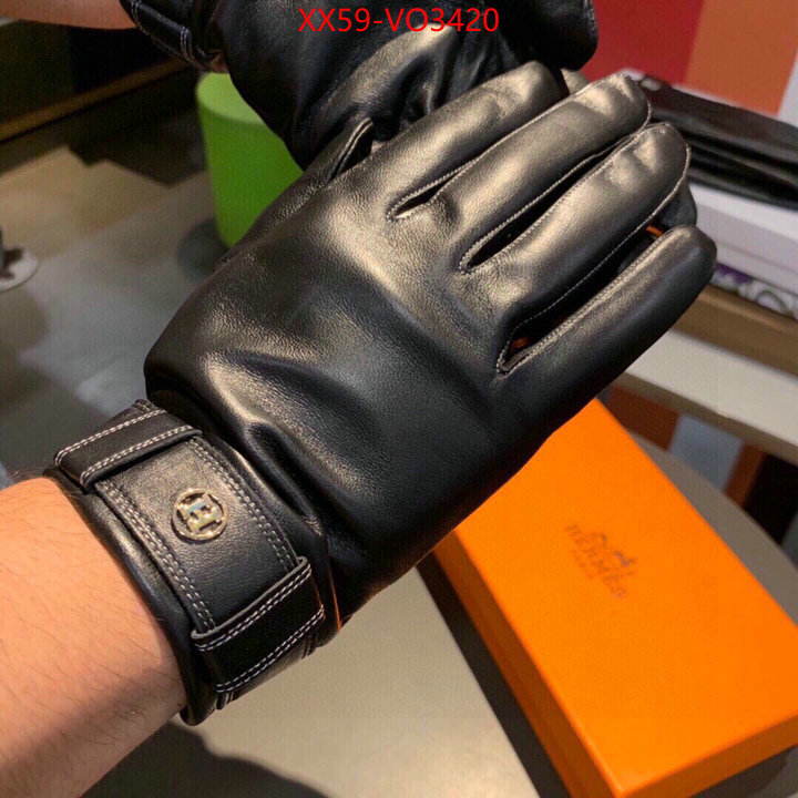 Gloves-Hermes,top grade , ID: VO3420,$: 59USD