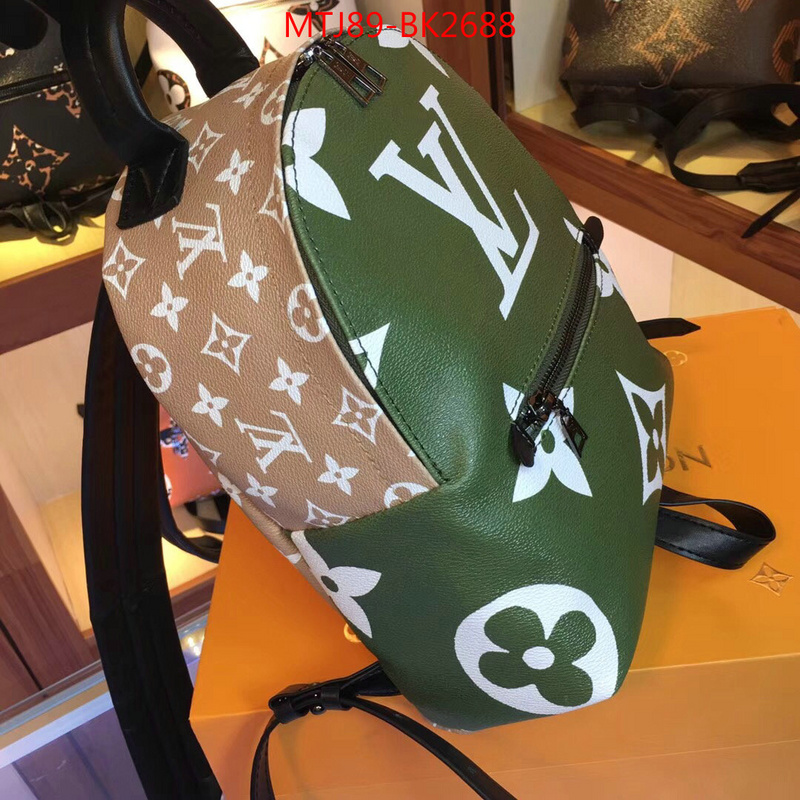 LV Bags(4A)-Backpack-,ID: BK2688,$:99USD