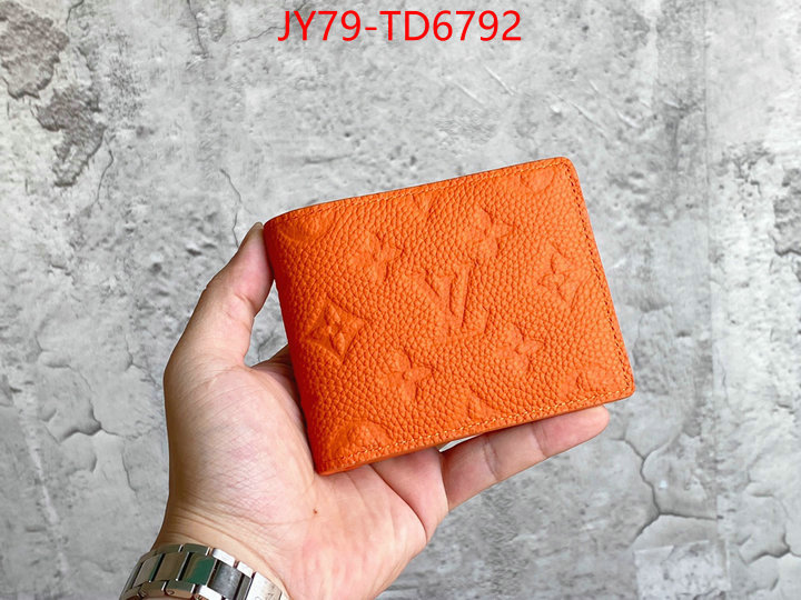 LV Bags(TOP)-Wallet,ID: TD6792,$: 79USD