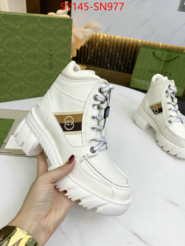 Women Shoes-Gucci,how to start selling replica , ID: SN977,$: 145USD