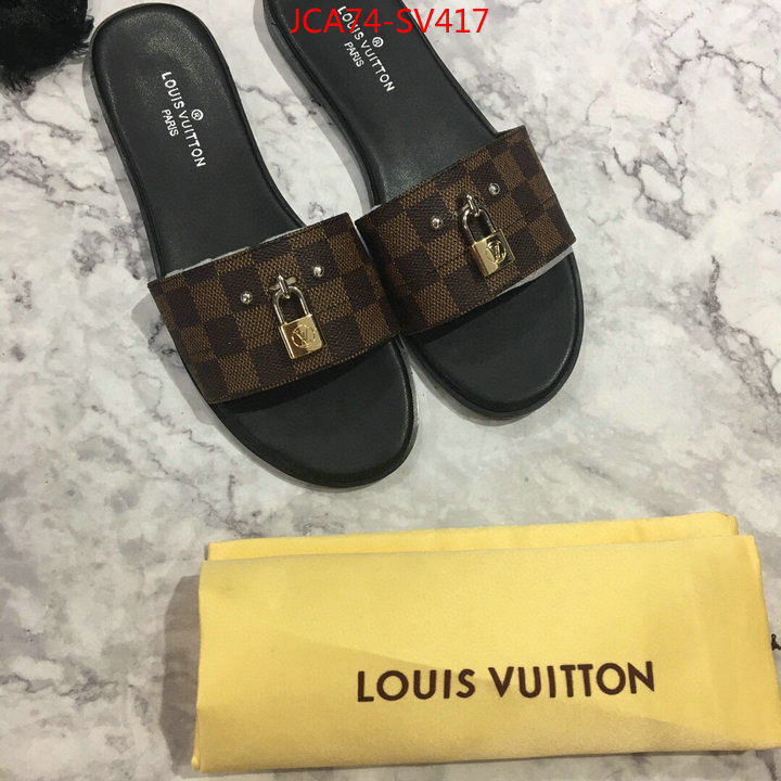 Women Shoes-LV,what 1:1 replica , ID: SV417,$:74USD