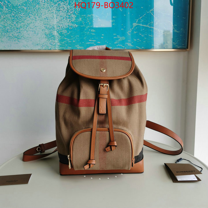 Burberry Bags(TOP)-Backpack-,buy first copy replica ,ID: BO3402,$: 179USD