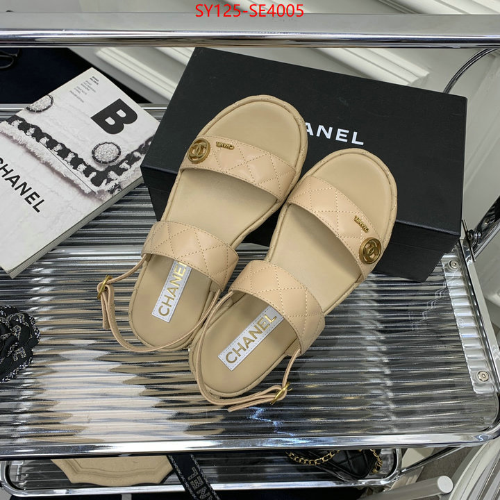 Women Shoes-Chanel,fake , ID: SE4005,$: 125USD