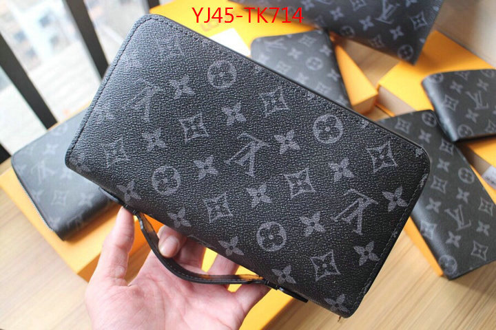 LV Bags(4A)-Wallet,ID: TK714,$:45USD