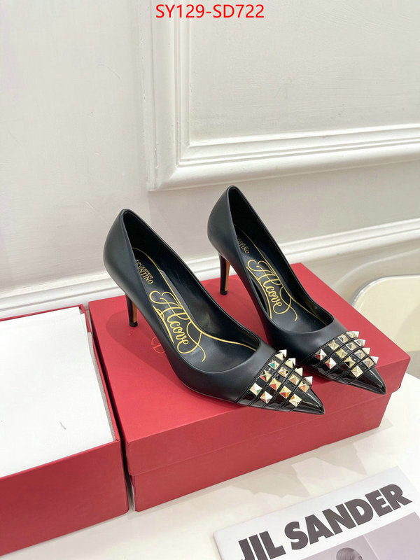 Women Shoes-Valentino,2023 replica wholesale cheap sales online , ID: SD722,$: 129USD