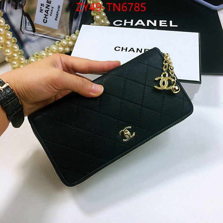 Chanel Bags(4A)-Wallet-,ID: TN6785,$: 49USD