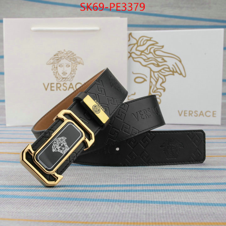 Belts-Versace,luxury cheap , ID: PE3379,$: 69USD