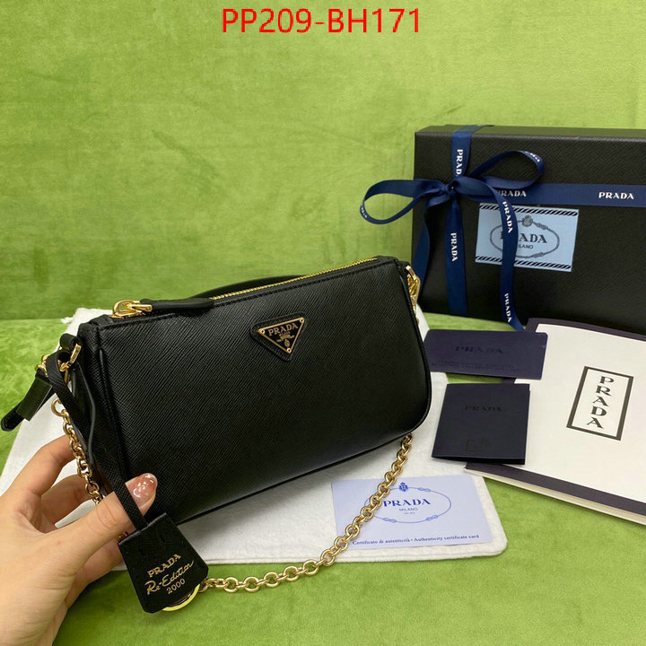 Prada Bags(TOP)-Diagonal-,ID: BH171,$:209USD