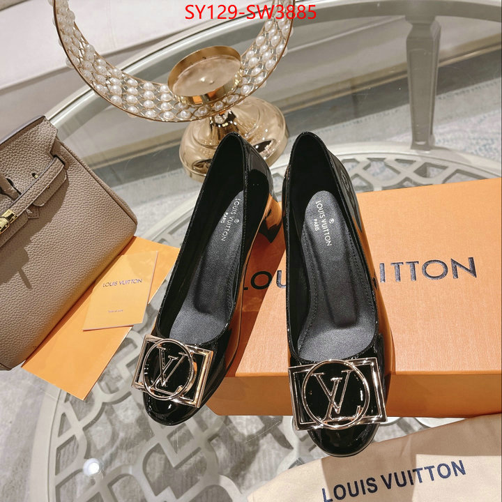 Women Shoes-LV,replcia cheap from china , ID: SW3885,$: 129USD