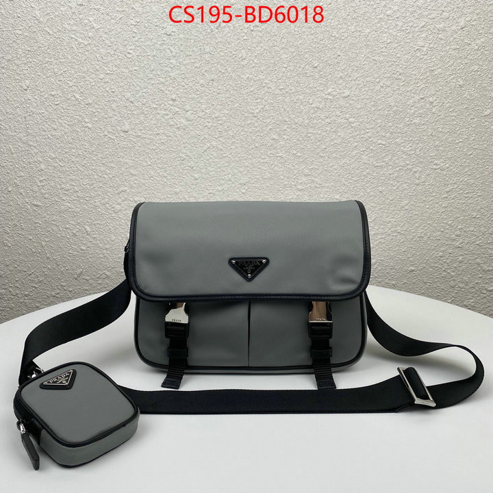 Prada Bags(TOP)-Diagonal-,ID: BD6018,$: 195USD