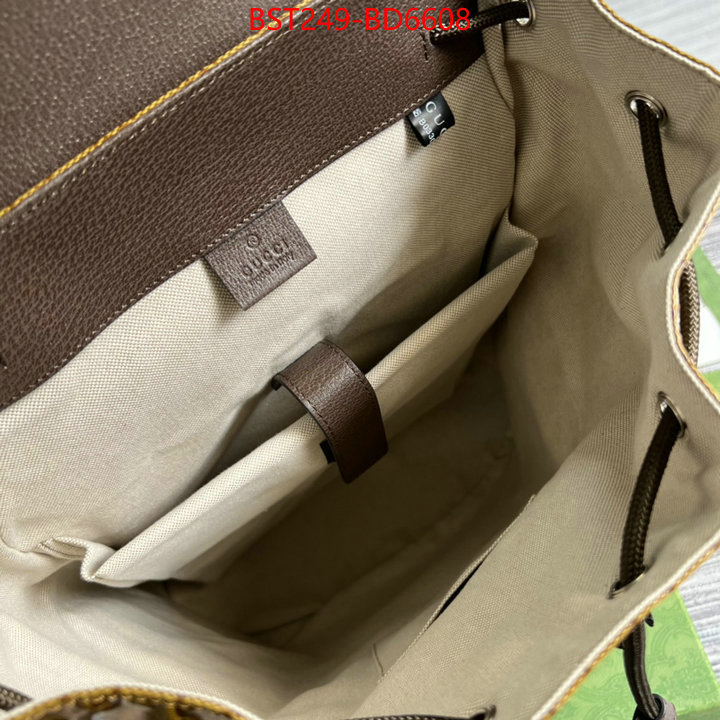 Gucci Bags(TOP)-Backpack-,fashion ,ID: BD6608,$: 249USD