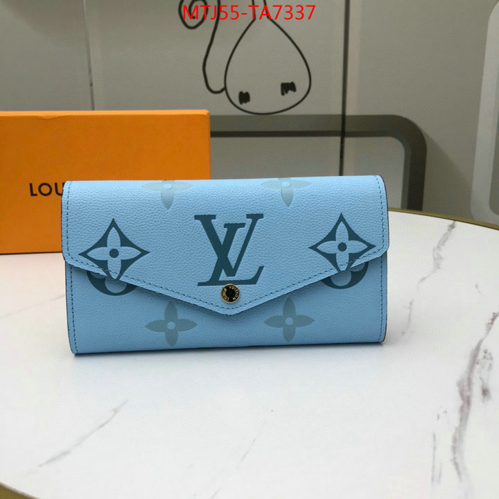 LV Bags(4A)-Wallet,ID: TA7337,$: 55USD