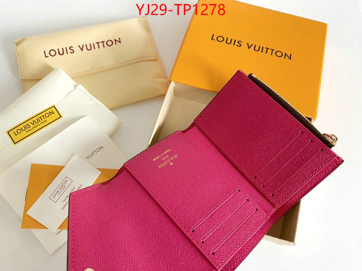 LV Bags(4A)-Wallet,ID: TP1278,$: 29USD