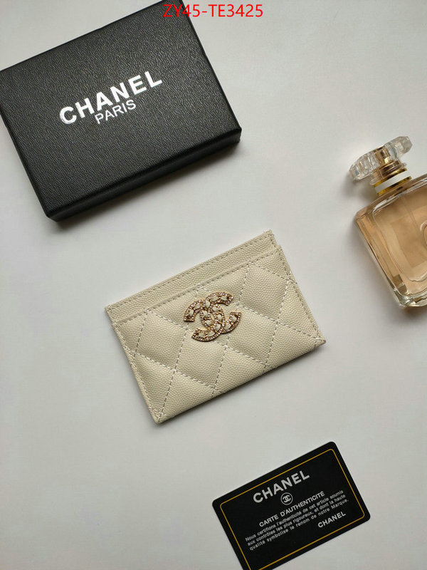 Chanel Bags(4A)-Wallet-,ID: TE3425,$: 45USD