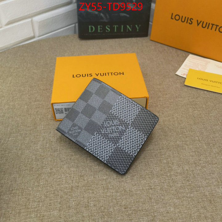 LV Bags(4A)-Wallet,luxury fashion replica designers ,ID: TD9529,$: 55USD