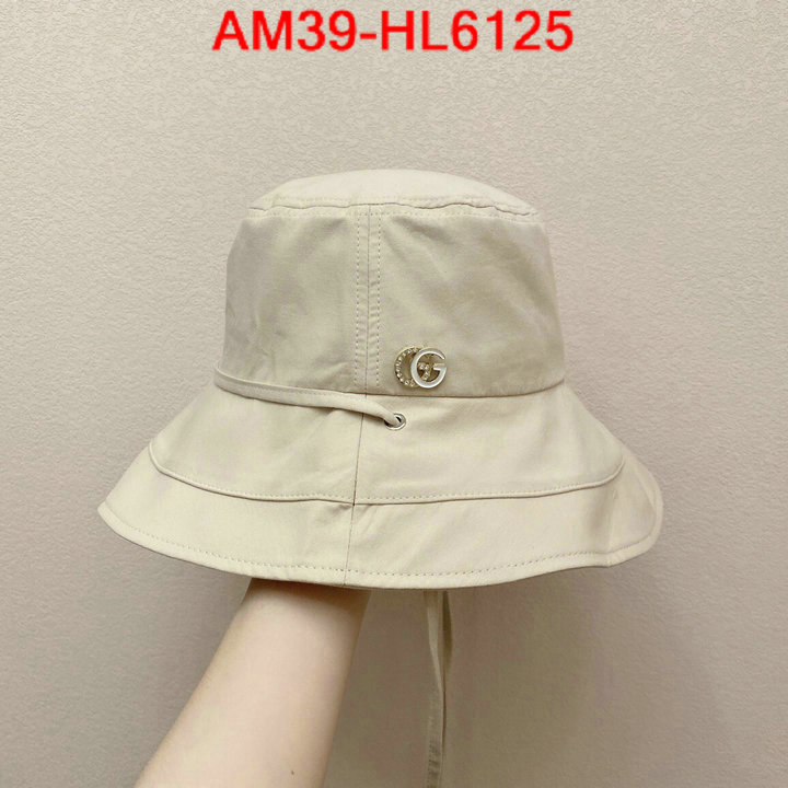 Cap (Hat)-Gucci,wholesale imitation designer replicas , ID: HL6125,$: 39USD