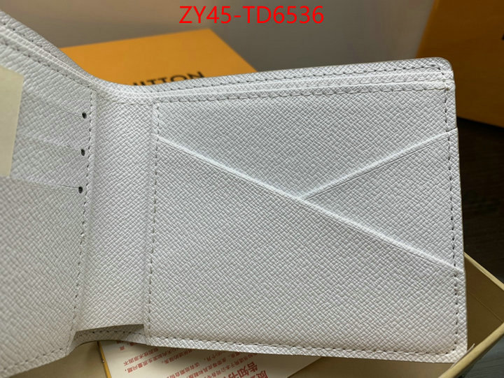 LV Bags(4A)-Wallet,replica for cheap ,ID: TD6536,$: 45USD