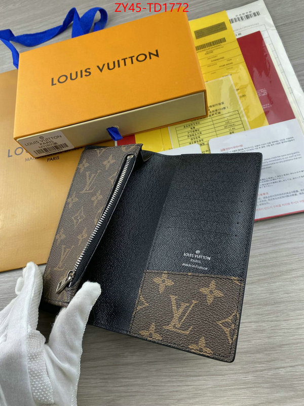 LV Bags(4A)-Wallet,ID: TD1772,$: 45USD