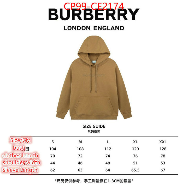 Clothing-Burberry,best quality replica , ID: CE2174,$: 99USD