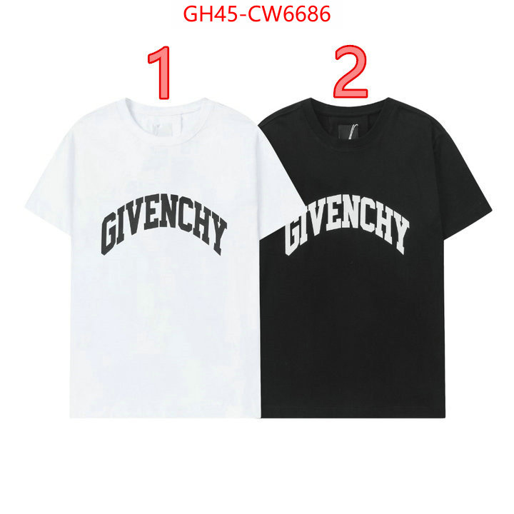 Clothing-Givenchy,brand designer replica ,ID: CW6686,$: 45USD