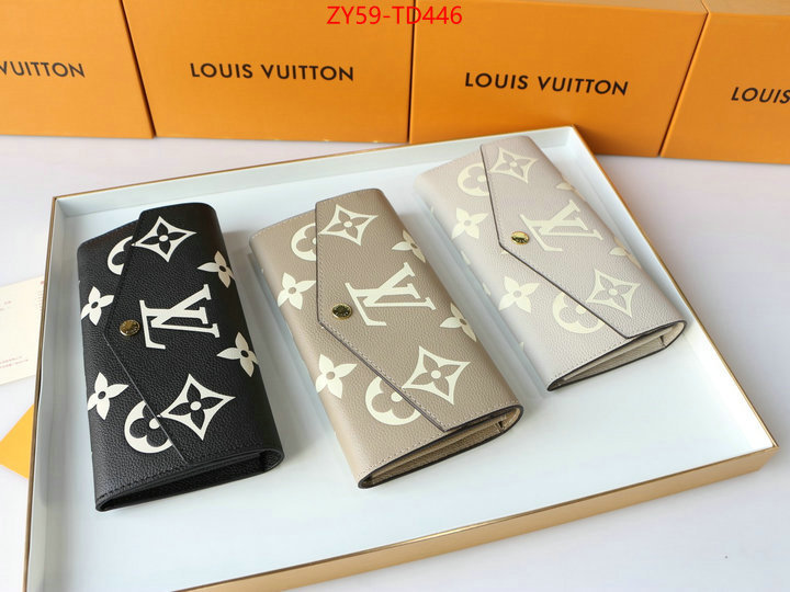 LV Bags(4A)-Wallet,ID: TD446,$: 59USD