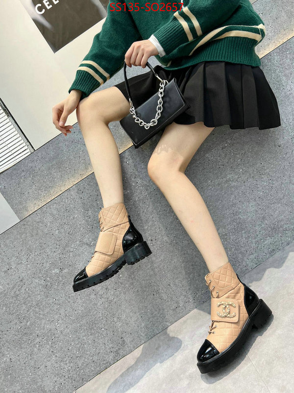 Women Shoes-Chanel,what is top quality replica , ID: SO2657,$: 135USD