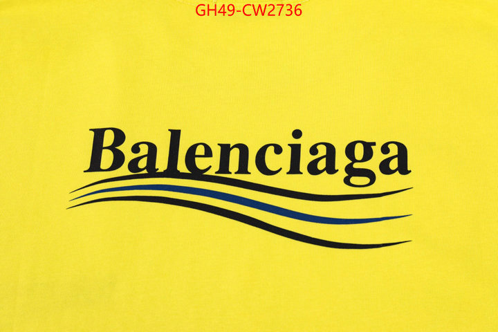 Clothing-Balenciaga,luxury fake , ID: CW2736,$: 49USD