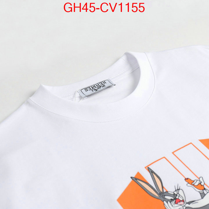 Clothing-Hermes,2023 luxury replicas , ID: CV1155,$: 45USD