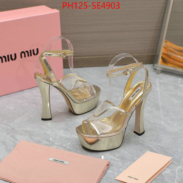 Women Shoes-Miu Miu,high quality designer replica , ID: SE4903,$: 125USD