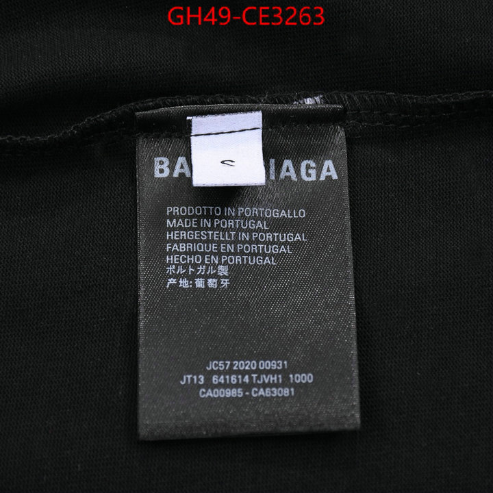 Clothing-Balenciaga,buy high-quality fake , ID: CE3263,$: 49USD