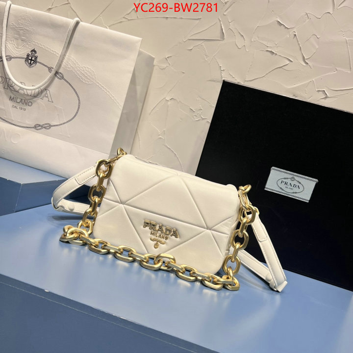 Prada Bags(TOP)-Diagonal-,ID: BW2781,$: 269USD